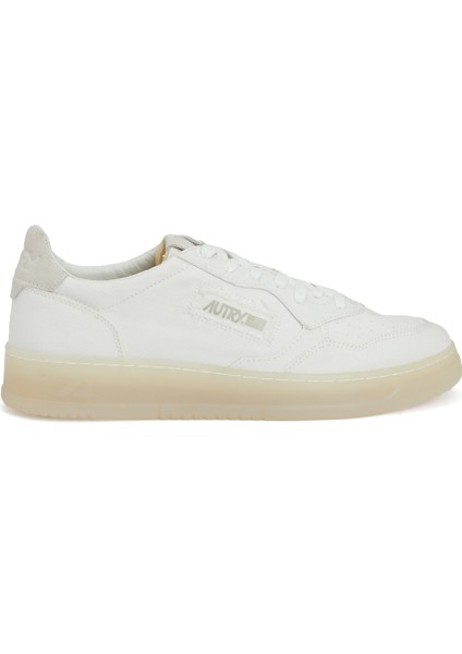 Beyaz Erkek Kanvas Sneaker