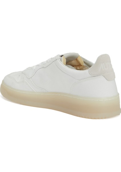 Beyaz Erkek Kanvas Sneaker