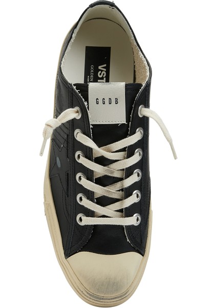 V Star2 Siyah Erkek Deri Sneaker