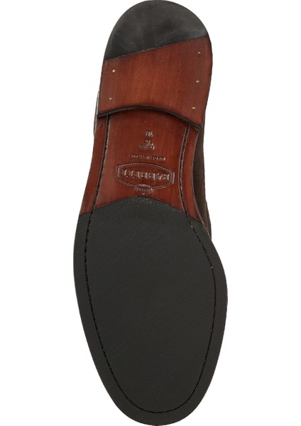 Koyu Kahverengi Erkek Süet Loafer