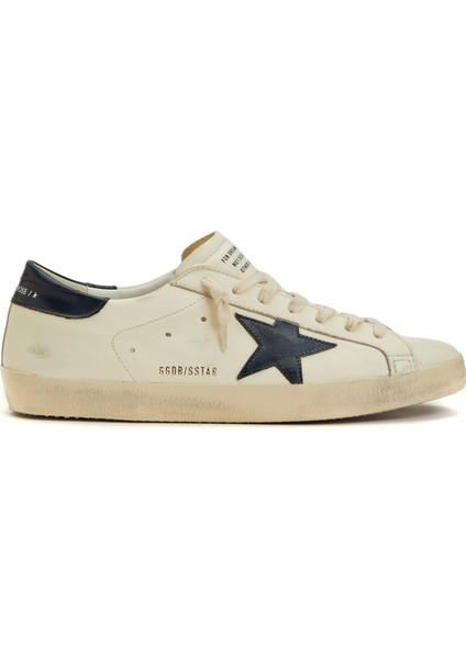 Super Star Bej Erkek Deri Sneaker