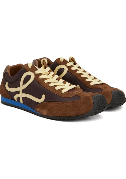 Flow Runner Sarı Kahve Erkek Deri Sneaker