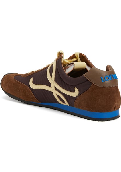 Flow Runner Sarı Kahve Erkek Deri Sneaker