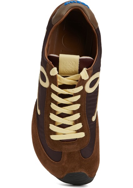 Flow Runner Sarı Kahve Erkek Deri Sneaker