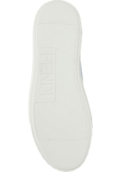 Mavi Logo Desenli Erkek Deri Sneaker