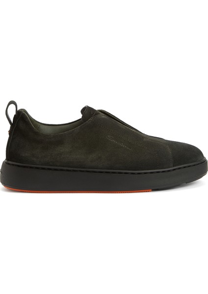 Yeşil Erkek Deri Sneaker