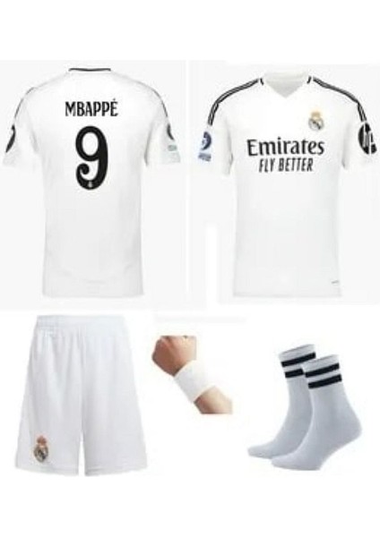 24/25 Sezon Mbappe Beyaz Real.madrid. Forma Takımı 4 Parça fırsatları