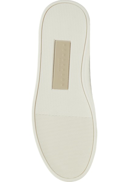 Gri Erkek Deri Sneaker
