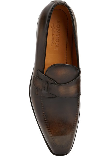 Riviera Reserve Gri Erkek Deri Loafer fırsatları