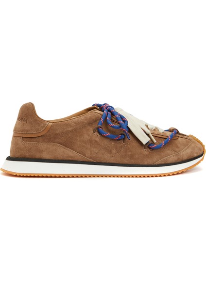 Dg Runner Bej Erkek Deri Sneaker