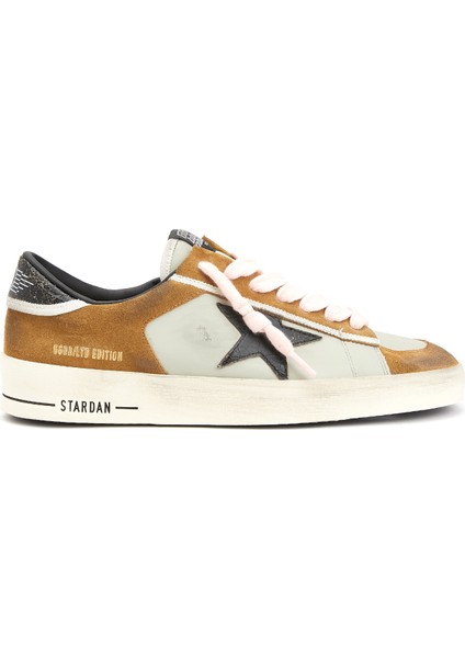 Stardan Kahve Gri Erkek Deri Sneaker
