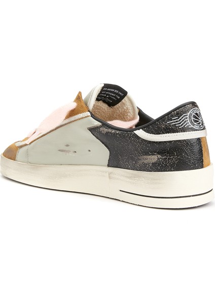 Stardan Kahve Gri Erkek Deri Sneaker