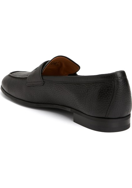 Siyah Erkek Deri Loafer modelleri