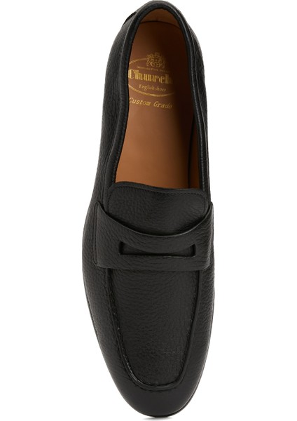 Siyah Erkek Deri Loafer fırsatları