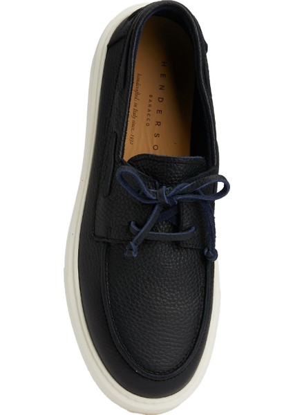 Ghibli Koyu Mavi Erkek Deri Sneaker