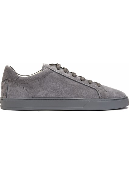 Gri Erkek Deri Sneaker