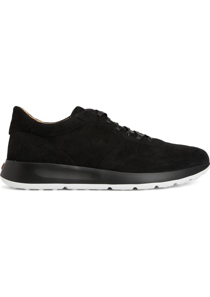 Siyah Erkek Deri Sneaker