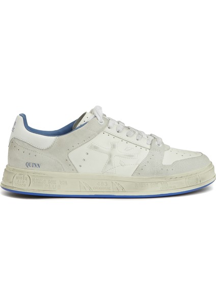 Quinn Beyaz Erkek Deri Sneaker