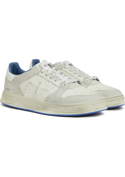 Quinn Beyaz Erkek Deri Sneaker