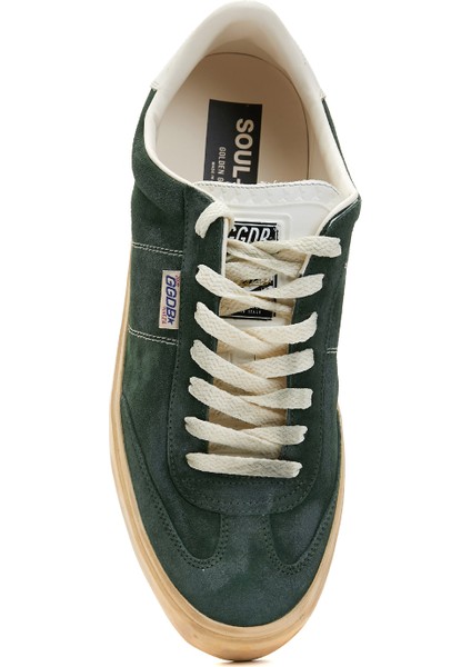 Soul Star Koyu Yeşil Erkek Deri Sneaker fırsatları