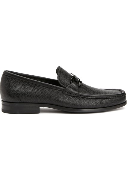 Siyah Erkek Deri Loafer
