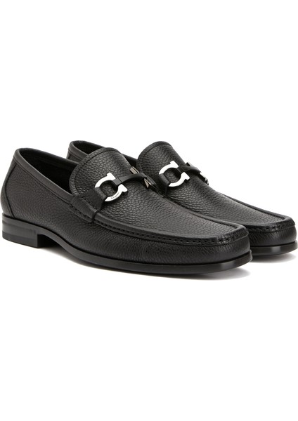 Siyah Erkek Deri Loafer