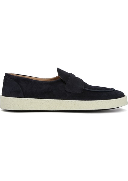 Lacivert Erkek Deri Loafer