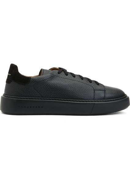 Siyah Erkek Deri Sneaker