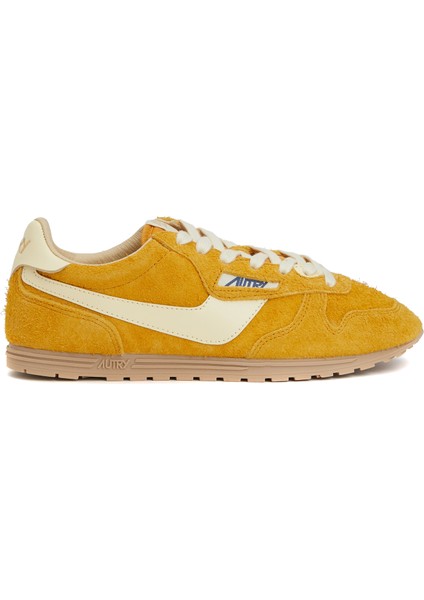 Sarı Erkek Deri Sneaker