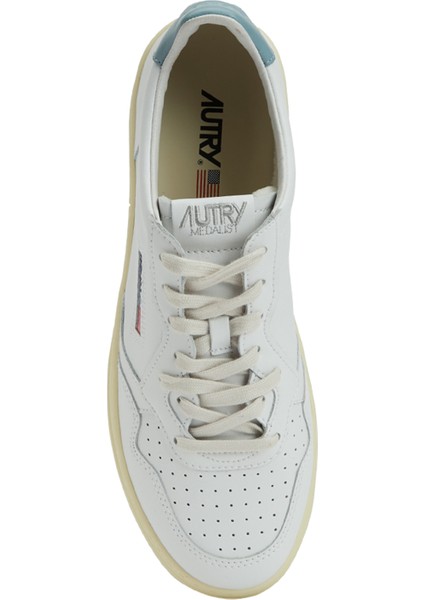 Medalist Beyaz Erkek Deri Sneaker