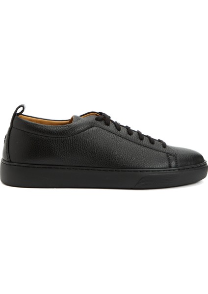 Lacivert Erkek Deri Sneaker