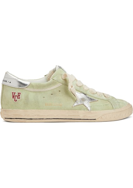 Super Star Yeşil Erkek Deri Sneaker