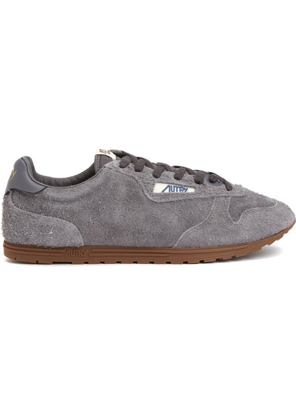 Antrasit Erkek Deri Sneaker