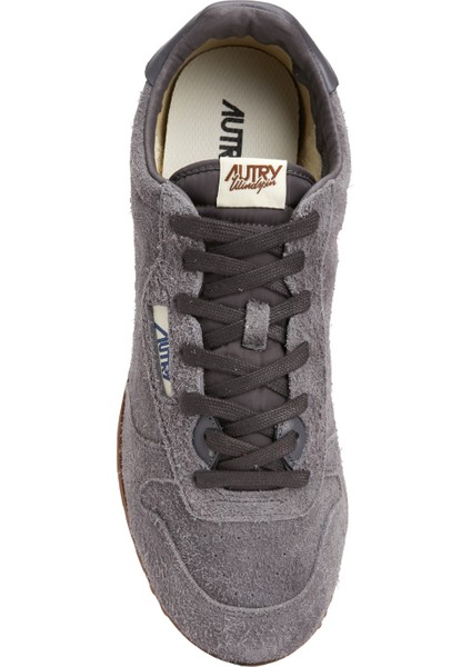 Antrasit Erkek Deri Sneaker