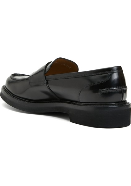 Siyah Erkek Deri Loafer