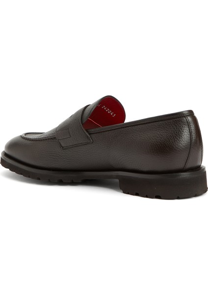 Kahverengi Erkek Deri Loafer modelleri