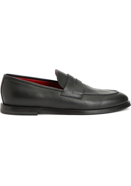 Lacivert Erkek Deri Loafer