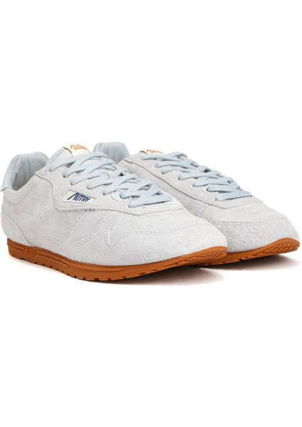 Gri Erkek Deri Sneaker