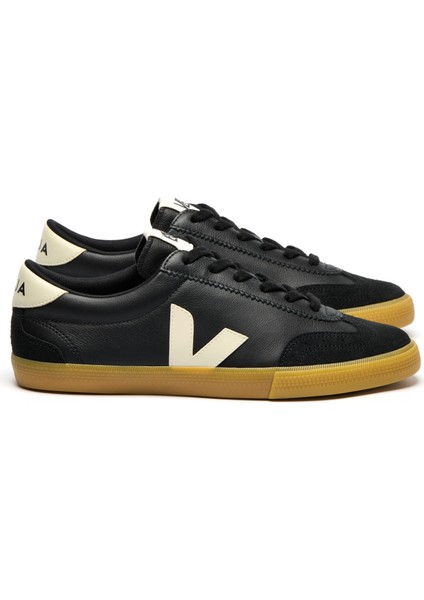 Volley Siyah Erkek Deri Sneaker