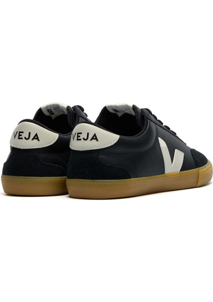 Volley Siyah Erkek Deri Sneaker