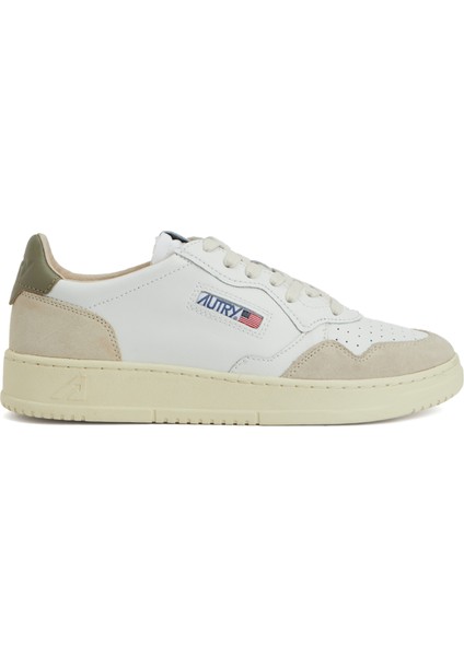 Beyaz Erkek Deri Sneaker
