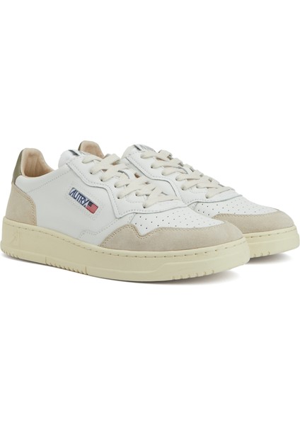Beyaz Erkek Deri Sneaker