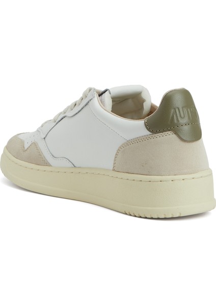 Beyaz Erkek Deri Sneaker