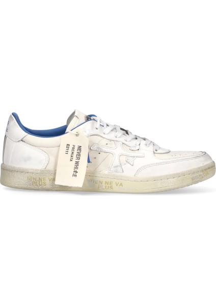 Beyaz Erkek Deri Sneaker