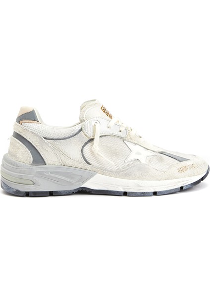 Dad Beyaz Silver Erkek Deri Sneaker