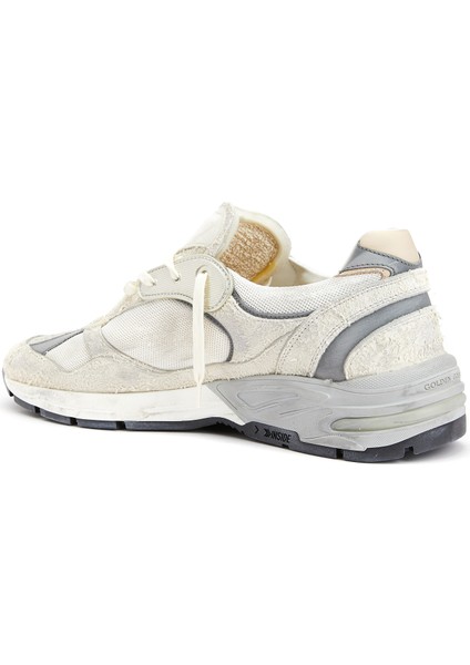 Dad Beyaz Silver Erkek Deri Sneaker modelleri