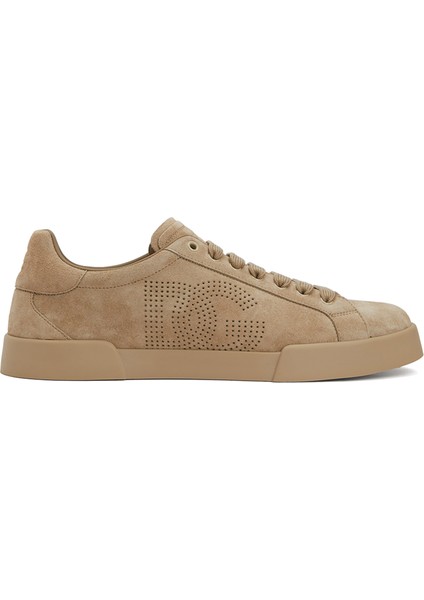 Portofino Bej Erkek Deri Sneaker