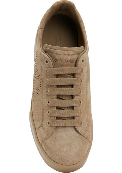 Portofino Bej Erkek Deri Sneaker fırsatları