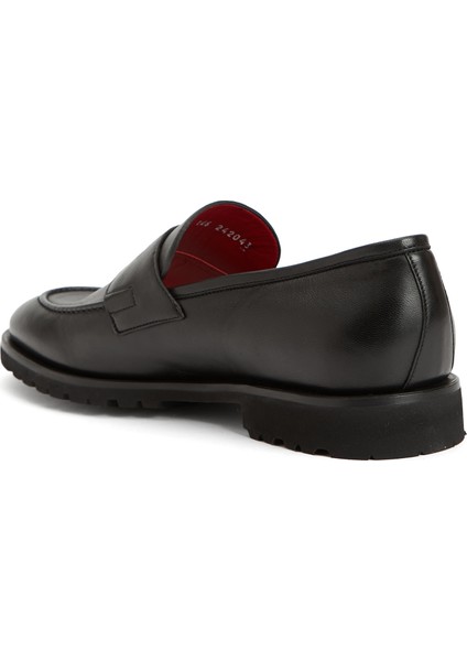 Siyah Erkek Deri Loafer