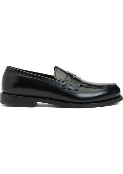 Siyah Erkek Deri Loafer